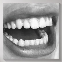 Big Mouth Photo on Canvas