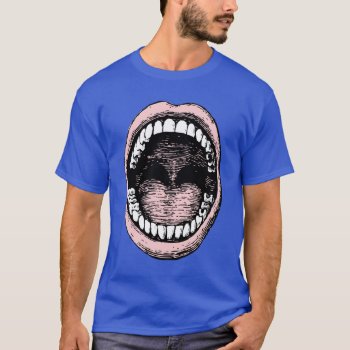 Big Mouth T-shirt by HumphreyKing at Zazzle