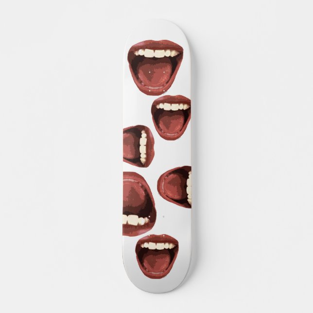 big mouths skateboard deck (Front)