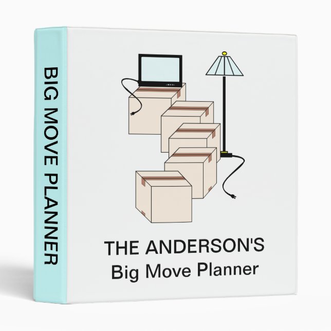 Big Move Planner 3 Ring Binder (Front/Spine)