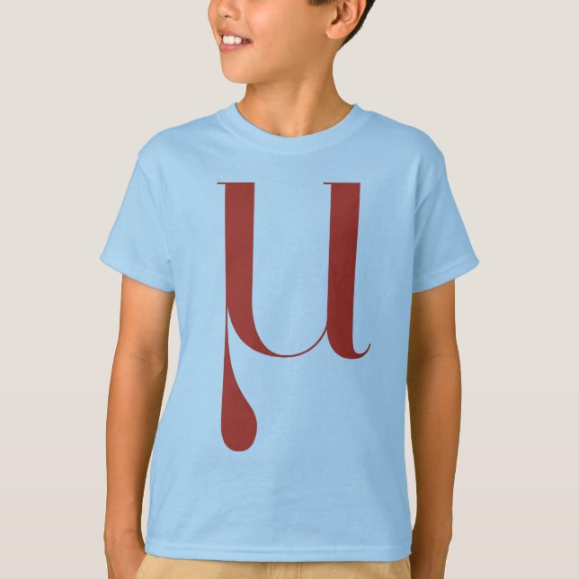 Big Mu: Jeanne Moderno Lettres T-Shirt (Front)