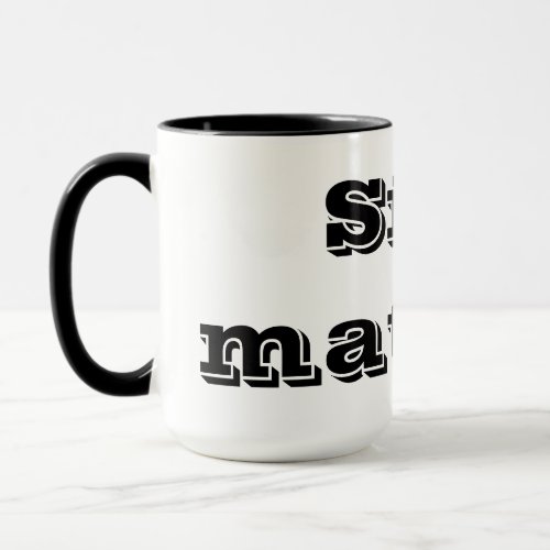 Big mug with Customizable text