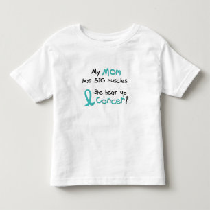 Big Muscles TEAL (Mom) Toddler T-shirt