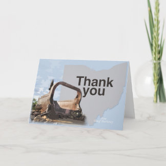Big Muskie thank you card