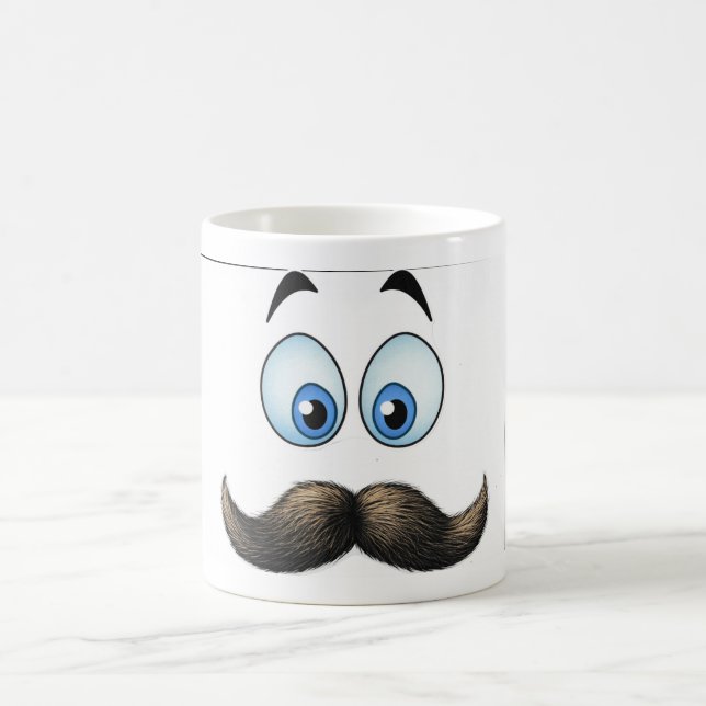 big mustach coffee mug (Center)