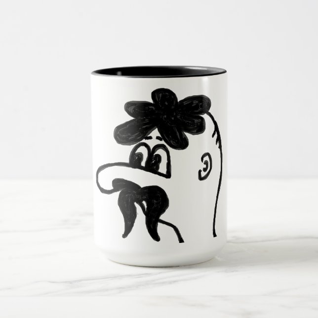 Big Mustache Men Coffee Mug (Center)