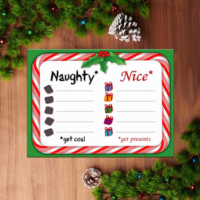 Big Naughty or Nice Poster (Creator Uploaded)