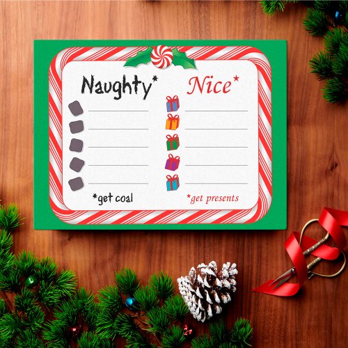 Big Naughty or Nice  Tissue Paper