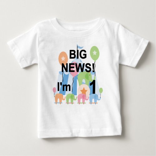 Big News Circus 1st Birthday T_shirts and Gifts