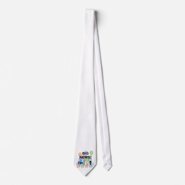 Big News Circus 1st Birthday T-shirts and Gifts Tie (Front)