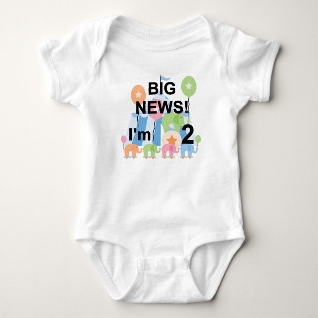 Big News Circus 2nd Birthday T-shirts and Gifts (Front)