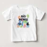 Big News Circus 4th Birthday T shirts and Gifts