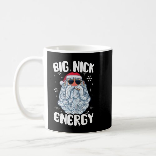 Big Nick Energy Funny Santas Xmas Christmas Long  Coffee Mug