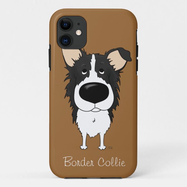 Big Nose Border Collie Case-Mate iPhone Case (Back)