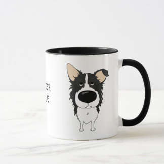 Big Nose Border Collie Mug