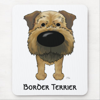 Big Nose Border Terrier Mouse Pad
