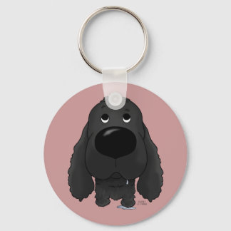 Big Nose Cocker Spaniel Keychain