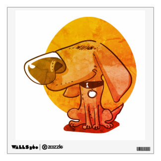 Cartoon Dog Wall Decals & Wall Stickers | Zazzle