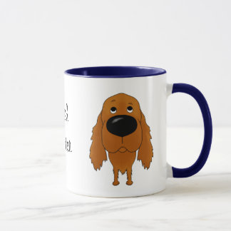 Big Nose Irish Setter Mug