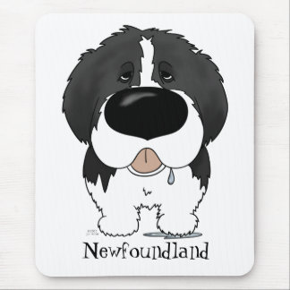 Big Nose Newfoundland Mouse Pad