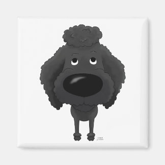 Big Nose Poodle Magnet