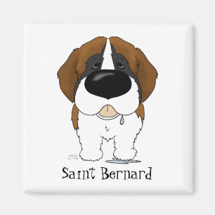 Big Nose Saint Bernard Magnet