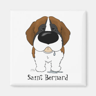Big Nose Saint Bernard Magnet