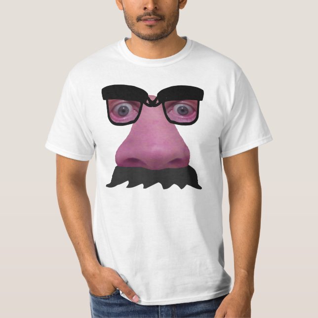 Big Nosed face. T-Shirt (Front)