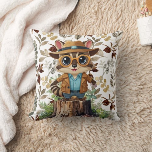 Big Numbat Detective Print Throw Pillow