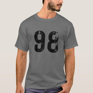 Big Number 98 For Birthday Ninety Eight K-Pop Merc T-Shirt