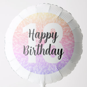 Big Number Mandala Birthday Party Balloon