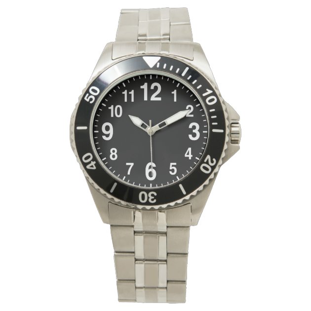 Watch with sale large numbers