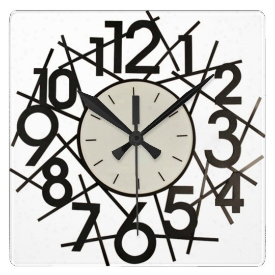 Big Numbers Wall Clock