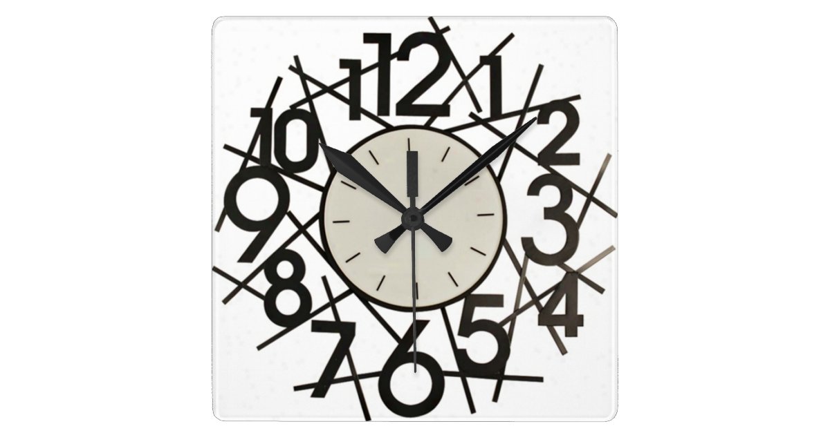 Big Numbers Wall Clock