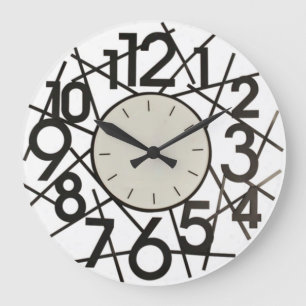 Big Numbers Wall Clock