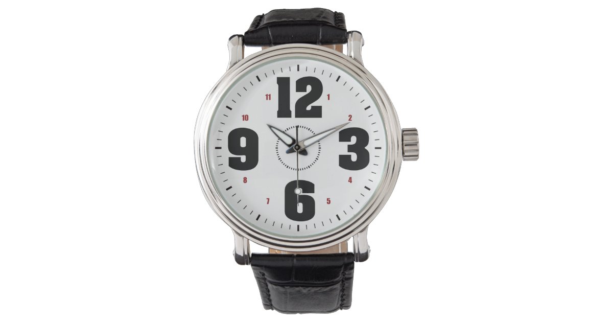 Big Numbers Watch | Zazzle