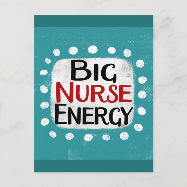 Big Nurse Energy Postcard (Front)