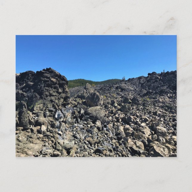 Big Obsidian Flow, Oregon Postcard (Front)