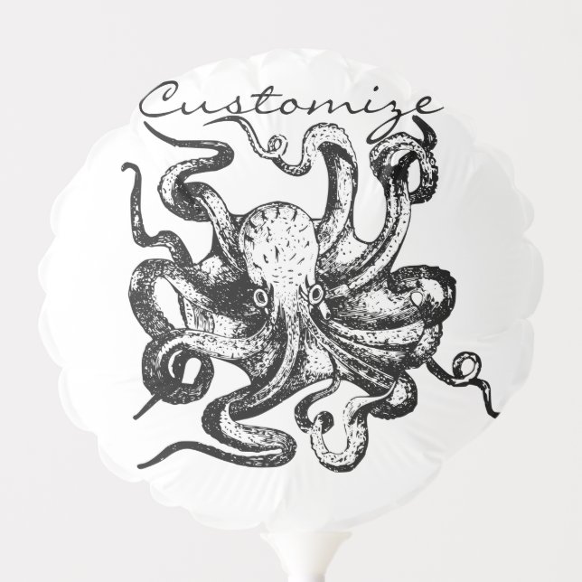 Big octopus Thunder_Cove Balloon (Front)