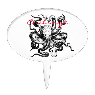 Big octopus Thunder_Cove Cake Topper