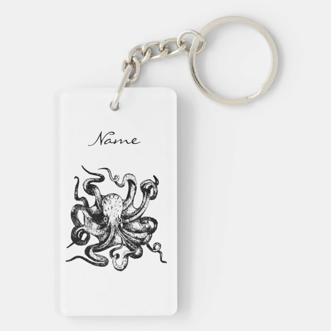 Big octopus Thunder_Cove Keychain (Back)