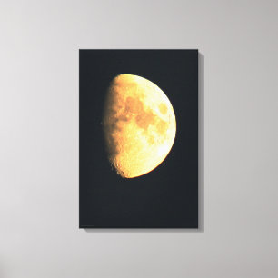 Big Old Moon 16x24 (40x60cm) waccna Canvas Print