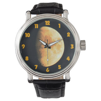 Big Old Moon Fat Orange Numbers waa Watch