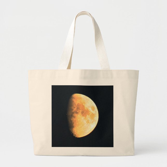 Big Old Moon jtcna Large Tote Bag (Front)