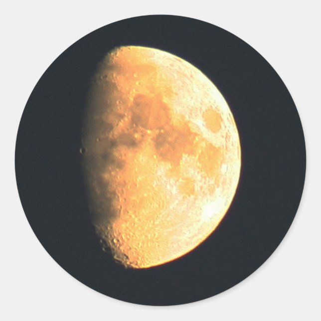 Big Old Moon stcna Classic Round Sticker (Front)