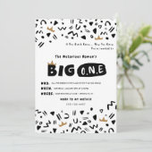 BIG One First Birthday invitation (Standing Front)
