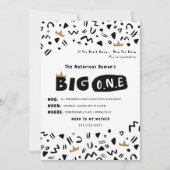BIG One First Birthday invitation (Front)