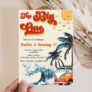 Big One Surfing Invitation Big Wave