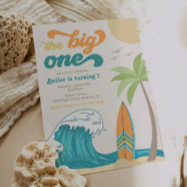 Big One Surfing Invitation | Big Wave Invitation