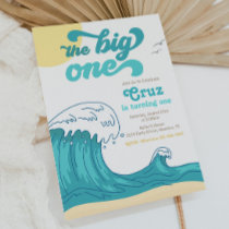 Big One Surfing Invitation | Big Wave Invitation